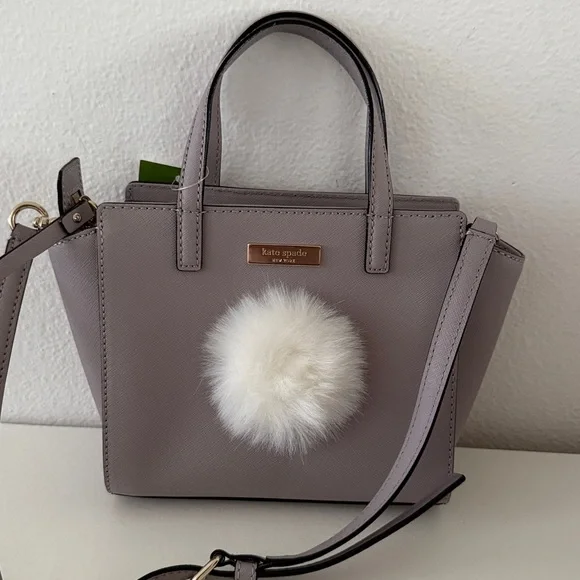 NWT KATE SPADE Mauve Hop To It Mini Hayden 3D Bunny Rabbit Novelty Crossbody Bag - Picture 5 of 9